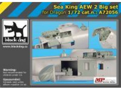 BLACKDOG 1/72 Sea King AEW 2 Big set for DRA