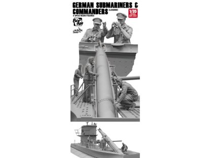 BORDER MODEL 1/35 German Submarines & Commanders (Loading) 5 pcs Resin Figures