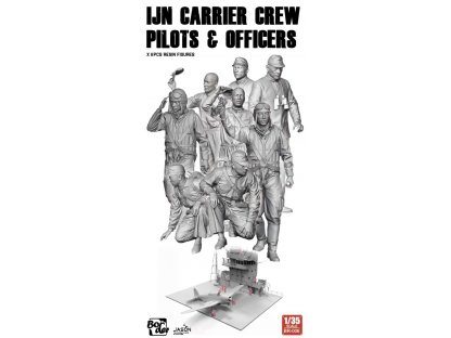 BORDER MODEL 1/35 IJN Carrier Crew Pilots & Officers