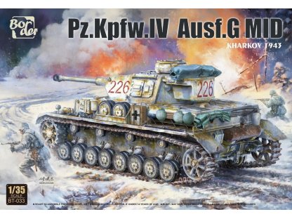 BORDER MODEL 1/35 Pz.Kpfw.IV Ausf. G MID Kharkov 1943