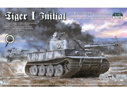 BORDER MODEL 1/72 Tiger I Initial Sd.Kfz.181 (Eared Tiger)