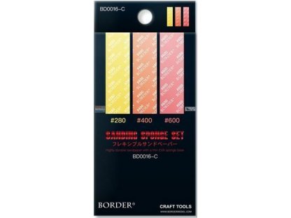 BORDER MODEL BD0016-C Sanding Sponge Set #280 #400 #600