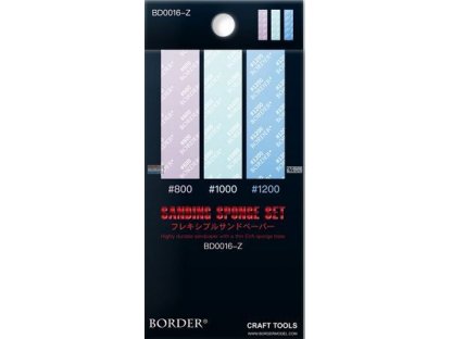 BORDER MODEL BD0016-Z Sanding Sponge Set #800 #1000 #1200