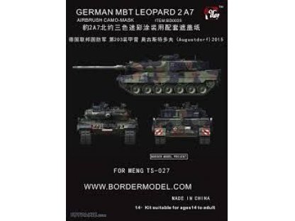 BORDER MODEL BD0020 Leopard 2 A7 Camouflage 1/35