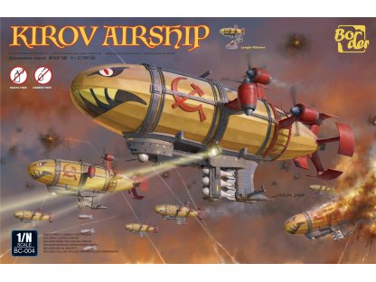 BORDER SCI-FI BC-004 Kirov Airship (Paints, Cement Free)