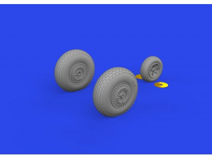 BRASSIN 1/48 B-26B Marauder wheels for ICM