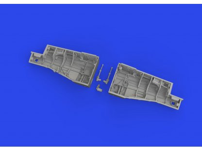 BRASSIN 1/48 P-51B/C Mustang wheel bay PRINT for EDU