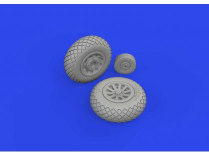 BRASSIN 1/72 P-51D Mustang wheels diamond tread 2 for EDU