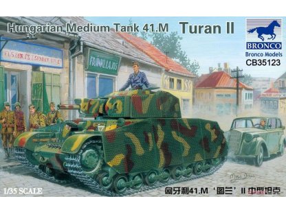 BRONCO 1/35 CB35123 Hungarian Medium Tank 41.M Turan II