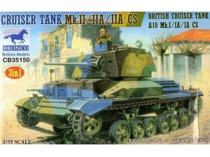 BRONCO 1/35 CB35150 Cruiser Tank Mk.II/IIA/IIACS(3-1)