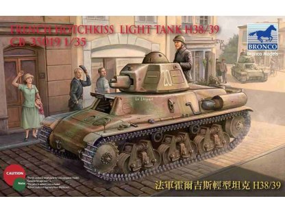 BRONCO 1/35 French Hotchkiss L. Tank H38/39