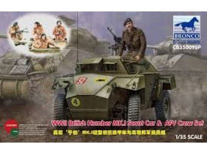 BRONCO 1/35 Humber Mk. I Scout Car   Crew Set