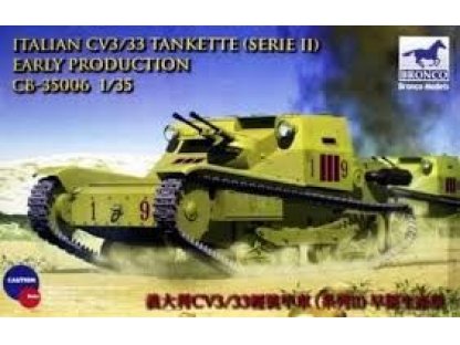 BRONCO 1/35 Italian CV L3/33 Tankette-serie II