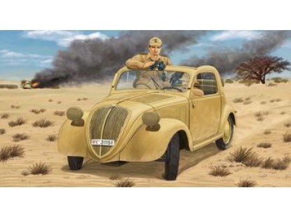 BRONCO 1/35 Italian Light Staff Car (Open Top) w/Crew Libya