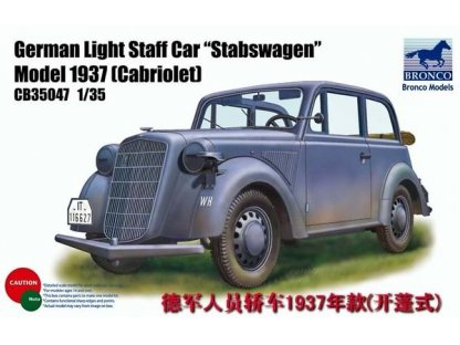 BRONCO 1/35  Light Staff Car Stabswagen Mod.1937 Cab