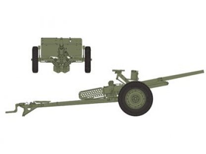 BRONCO 1/35 M3A1 37 mm anti-tank gun