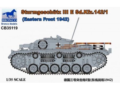 BRONCO 1/35 Sturmgeschutz III E SdKfz 142/1 EF