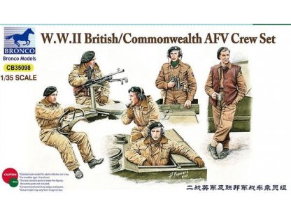 BRONCO 1/35 WWII British/Commonwealth AFV Crew