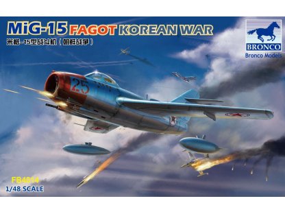 BRONCO 1/48 MiG-15 Fagot Korean War