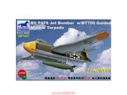 BRONCO 1/72 Blohm Voss Bv P178 Jet Bomber w/BT700 Guided Missile Torpedo