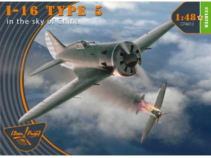 CLEAR PROP 1/48 I-16 type 5 (in the sky of China)
