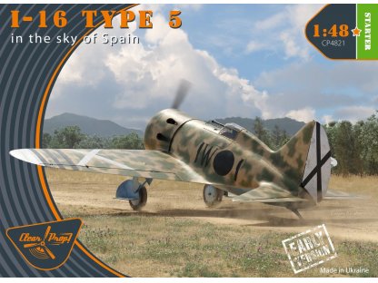 CLEAR PROP 1/48 I-16 type 5 in the sky of Spain (early)