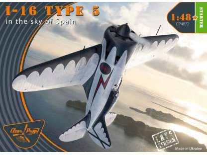 CLEAR PROP 1/48 I-16 type 5 in the sky of Spain (late)