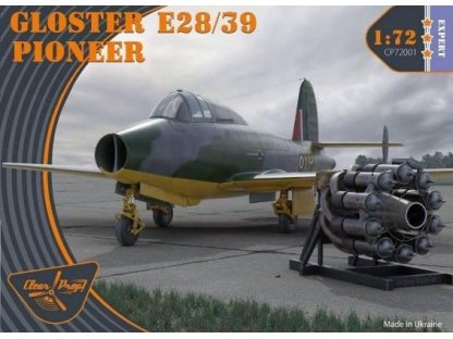 CLEAR PROP 1/72 Gloster E28/39 Pioneer (4x camo, 1941-44)