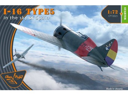 CLEAR PROP 1/72 I-16 Type 5 In the sky of Spain