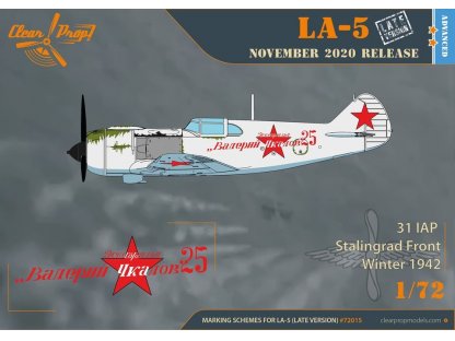 CLEAR PROP 1/72 Lavochkin La-5 Late