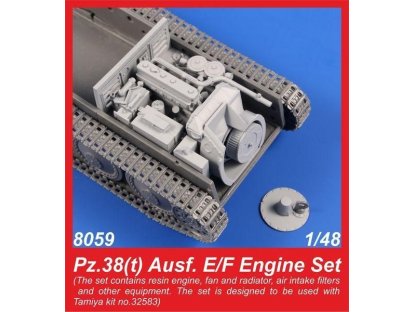 CMK 1/48 Pz.38(t) Ausf. E/F Engine Set for TAM