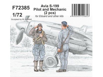 CMK 1/72 Avia S-199 Pilot and Mechanic (2 fig)