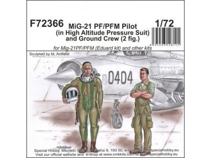 CMK 1/72 MiG-21 PF/PFM Pilot   Ground crew (2 fig.)