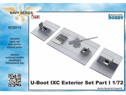 CMK 1/72 U-Boot IXC Exterior Set - part 1 for REV