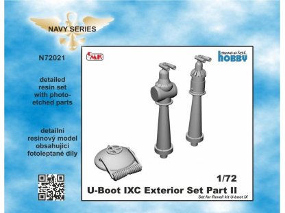 CMK 1/72 U-Boot IXC Exterior Set - part 2 for REV