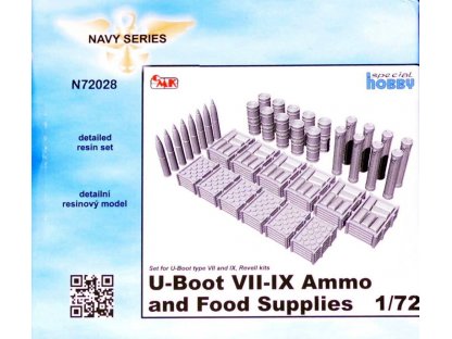 CMK 1/72 U-Boot VII-IX Ammo and Food Supplies for REV
