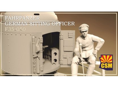 COPPER STATE MODELS 1/35 Fahrpanzer German Sitting Officer