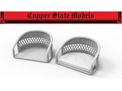 CSM A32-011 1/32 Wicker Seat w/ Cushion