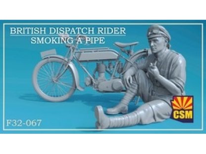 CSM F32-067 1/32 British Dispatch Rider Smoking Pipe