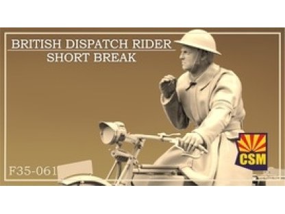 CSM F35-061 1/35 British Dispatch Rider on a Short Break