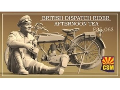 CSM F35-063 1/35 British Dispatch Rider Afternoon Tea