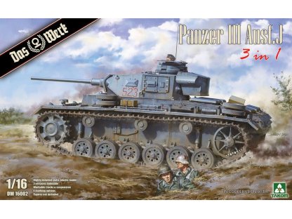 DAS WERK 1/16 Panzer III Ausf.J 3in1