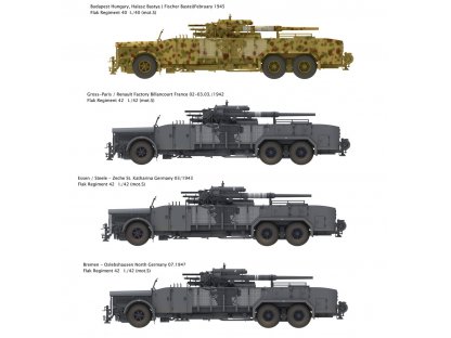 DAS WERK 1/35 DW35024 8,8 cm Flak auf 9t Vomag