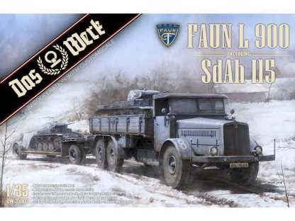 DAS WERK 1/35 Faun L 900 including SdAh 115 New Edition