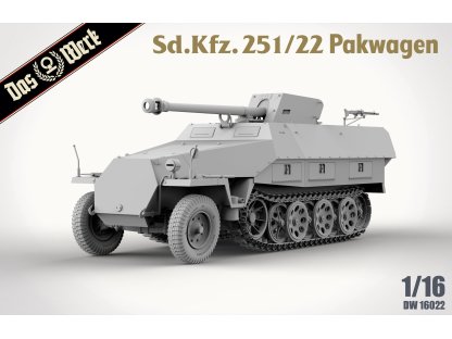 DAS WERK DW16022 1/16 Sd.Kfz. 251/22 Ausf.D "Pakwagen"