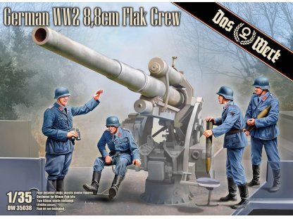 DAS WERK DW35038 1/35 German WW2 8,8 cm Flak Crew