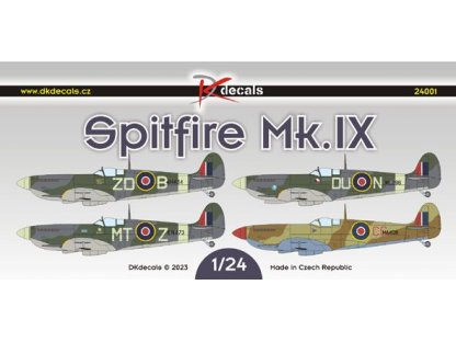 DK DECALS 1/24 Spitfire Mk.IXc Part I