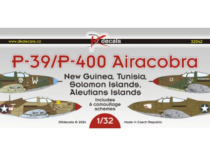 DK DECALS  1/32 P-39/P-400 Airacobra