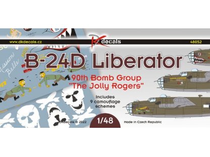 DK DECALS 1/48 90th BG The Jolly Rogers