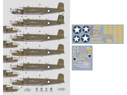 DK DECALS 1/48 B-25C/D Mitchell The Grim Reapers